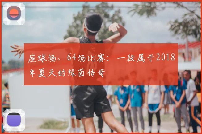 座球场，64场比赛：一段属于2018年夏天的绿茵传奇